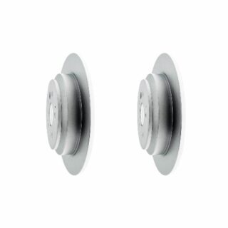 Rear Geomet Coated Anti Rust Brake Rotor Set of 2