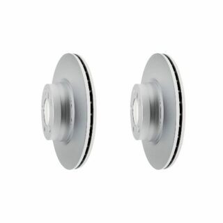 Front Geomet Coated Anti Rust Brake Rotor Set of 2
