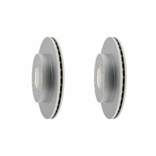 Front Geomet Coated Anti Rust Brake Rotor Set of 2