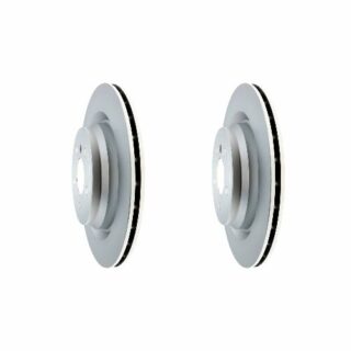 Rear Geomet Coated Anti Rust Brake Rotor Set of 2