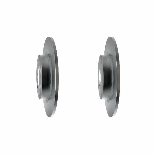 Rear Geomet Coated Anti Rust Brake Rotor Set of 2