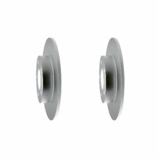 Rear Geomet Coated Anti Rust Brake Rotor Set of 2