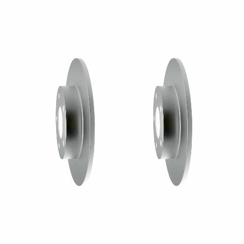 Rear Geomet Coated Anti Rust Brake Rotor Set of 2