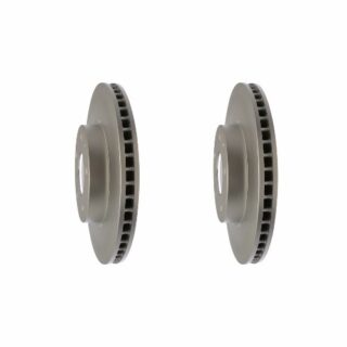 Front Geomet Coated Anti Rust Brake Rotor Set of 2