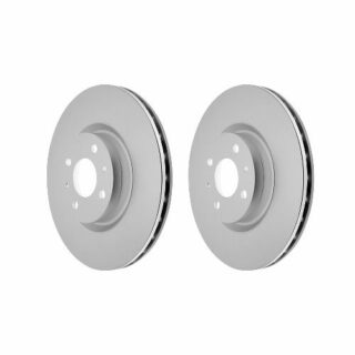 Front Geomet Coated Anti Rust Brake Rotor Set of 2