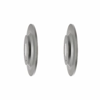 Rear Geomet Coated Anti Rust Brake Rotor Set of 2