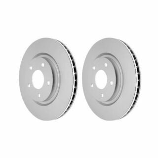 Front Geomet Coated Anti Rust Brake Rotor Set of 2