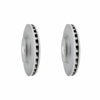 Front Geomet Coated Anti Rust Brake Rotor Set of 2