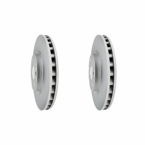 Front Geomet Coated Anti Rust Brake Rotor Set of 2