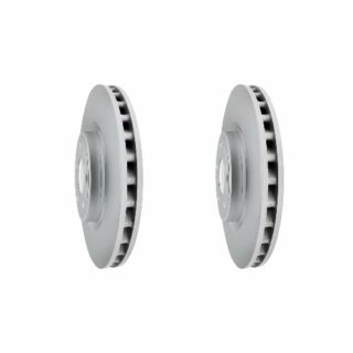 Front Geomet Coated Anti Rust Brake Rotor Set of 2