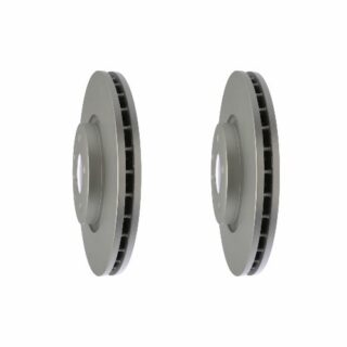 Front Geomet Coated Anti Rust Brake Rotor Set of 2