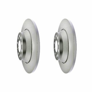 Rear Geomet Coated Anti Rust Brake Rotor Set of 2