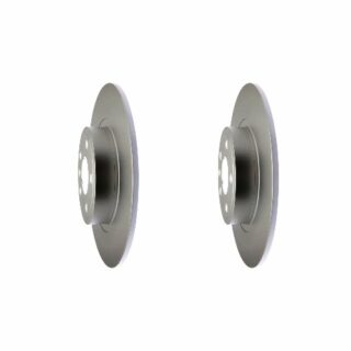 Rear Geomet Coated Anti Rust Brake Rotor Set of 2