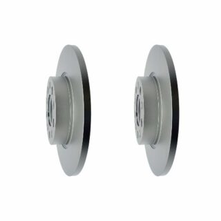 Rear Geomet Coated Anti Rust Brake Rotor Set of 2
