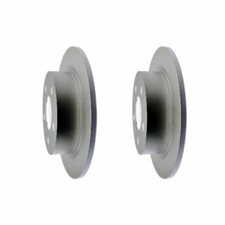 Rear Geomet Coated Anti Rust Brake Rotor Set of 2