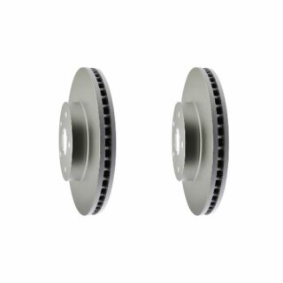 Front Geomet Coated Anti Rust Brake Rotor Set of 2