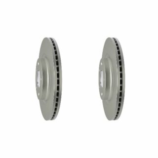 Front Geomet Coated Anti Rust Brake Rotor Set of 2