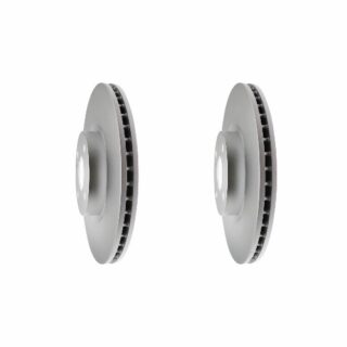 Front Geomet Coated Anti Rust Brake Rotor Set of 2