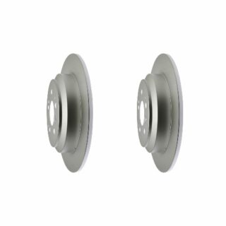 Rear Geomet Coated Anti Rust Brake Rotor Set of 2
