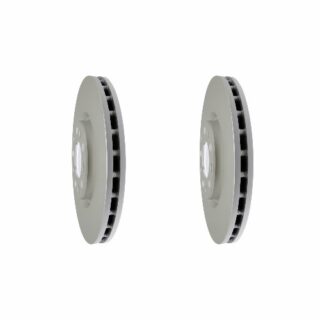 Front Geomet Coated Anti Rust Brake Rotor Set of 2