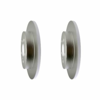 Rear Geomet Coated Anti Rust Brake Rotor Set of 2