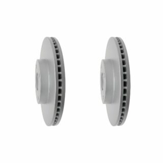 Front Geomet Coated Anti Rust Brake Rotor Set of 2