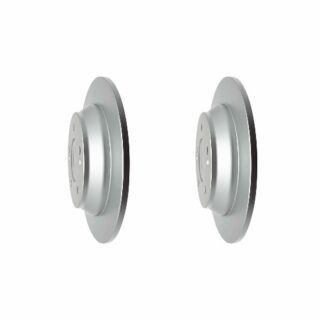 Rear Geomet Coated Anti Rust Brake Rotor Set of 2