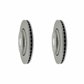 Front Geomet Coated Anti Rust Brake Rotor Set of 2
