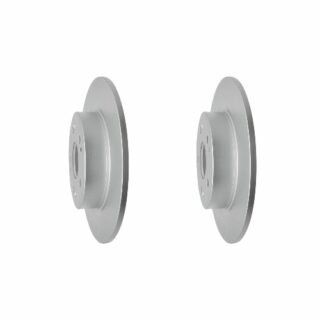 Rear Geomet Coated Anti Rust Brake Rotor Set of 2