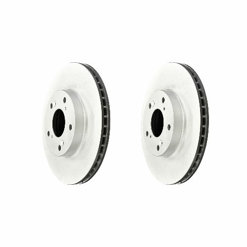 Front Geomet Coated Anti Rust Brake Rotor Set of 2