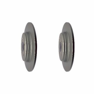 Rear Geomet Coated Anti Rust Brake Rotor Set of 2