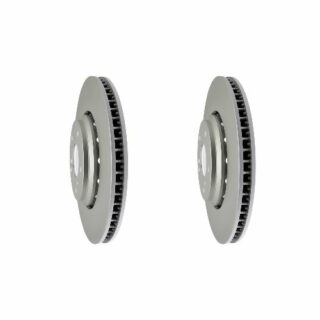 Front Geomet Coated Anti Rust Brake Rotor Set of 2