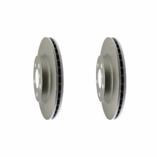 Front Geomet Coated Anti Rust Brake Rotor Set of 2