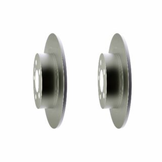 Rear Geomet Coated Anti Rust Brake Rotor Set of 2