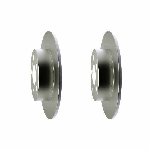 Rear Geomet Coated Anti Rust Brake Rotor Set of 2