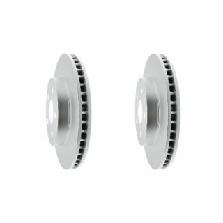 Front Geomet Coated Anti Rust Brake Rotor Set of 2