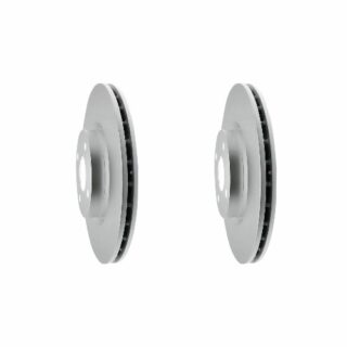 Front Geomet Coated Anti Rust Brake Rotor Set of 2