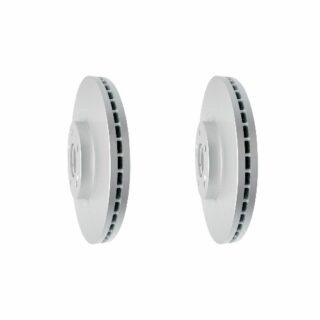 Front Geomet Coated Anti Rust Brake Rotor Set of 2