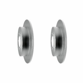 Rear Geomet Coated Anti Rust Brake Rotor Set of 2