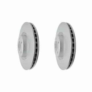 Front Geomet Coated Anti Rust Brake Rotor Set of 2