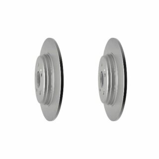 Rear Geomet Coated Anti Rust Brake Rotor Set of 2