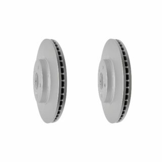 Front Geomet Coated Anti Rust Brake Rotor Set of 2