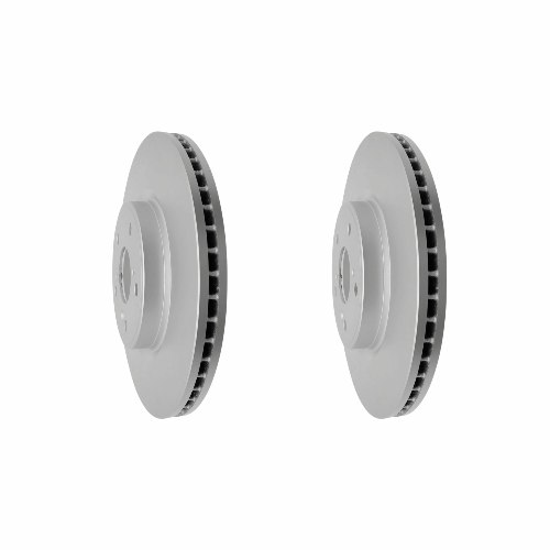 Front Geomet Coated Anti Rust Brake Rotor Set of 2