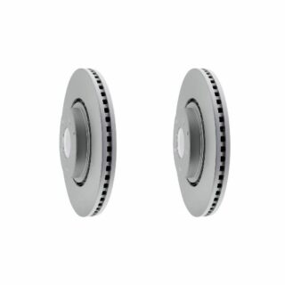 Front Geomet Coated Anti Rust Brake Rotor Set of 2