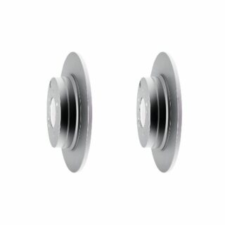 Rear Geomet Coated Anti Rust Brake Rotor Set of 2