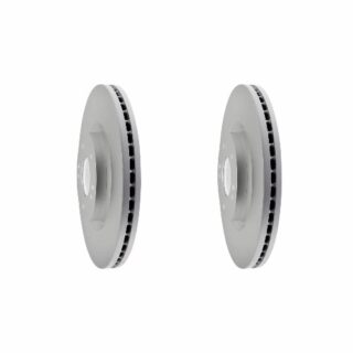 Front Geomet Coated Anti Rust Brake Rotor Set of 2