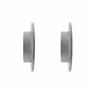 Rear Geomet Coated Anti Rust Brake Rotor Set of 2