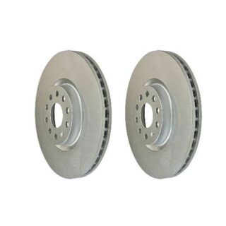 Front Geomet Coated Anti Rust Brake Rotor Set of 2