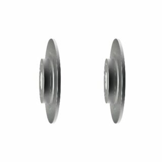Rear Geomet Coated Anti Rust Brake Rotor Set of 2