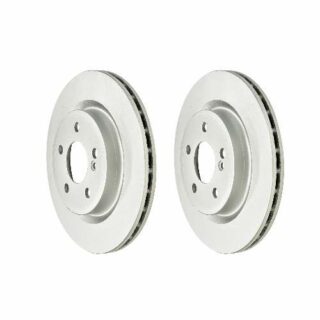 Rear Geomet Coated Anti Rust Brake Rotor Set of 2
